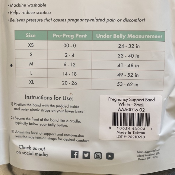 Motif pregnancy support band - Picture 3 of 4